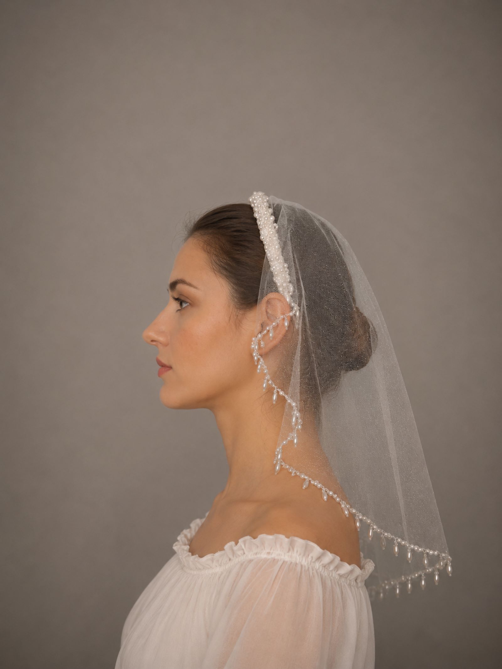 Lumina Veiled Headband - Görsel 3