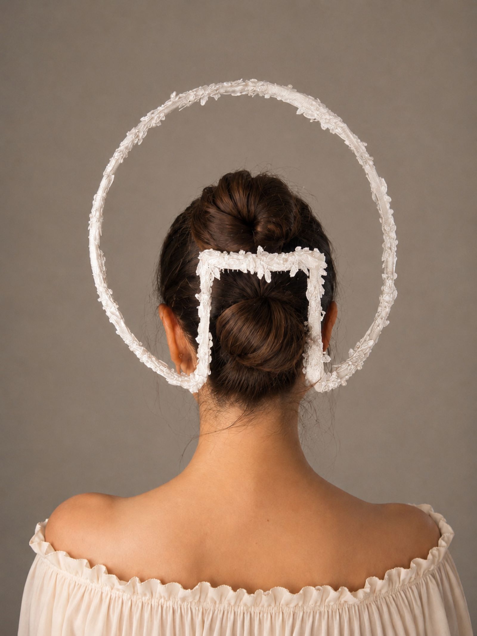 Celestial Grace Halo Headpiece - Görsel 2