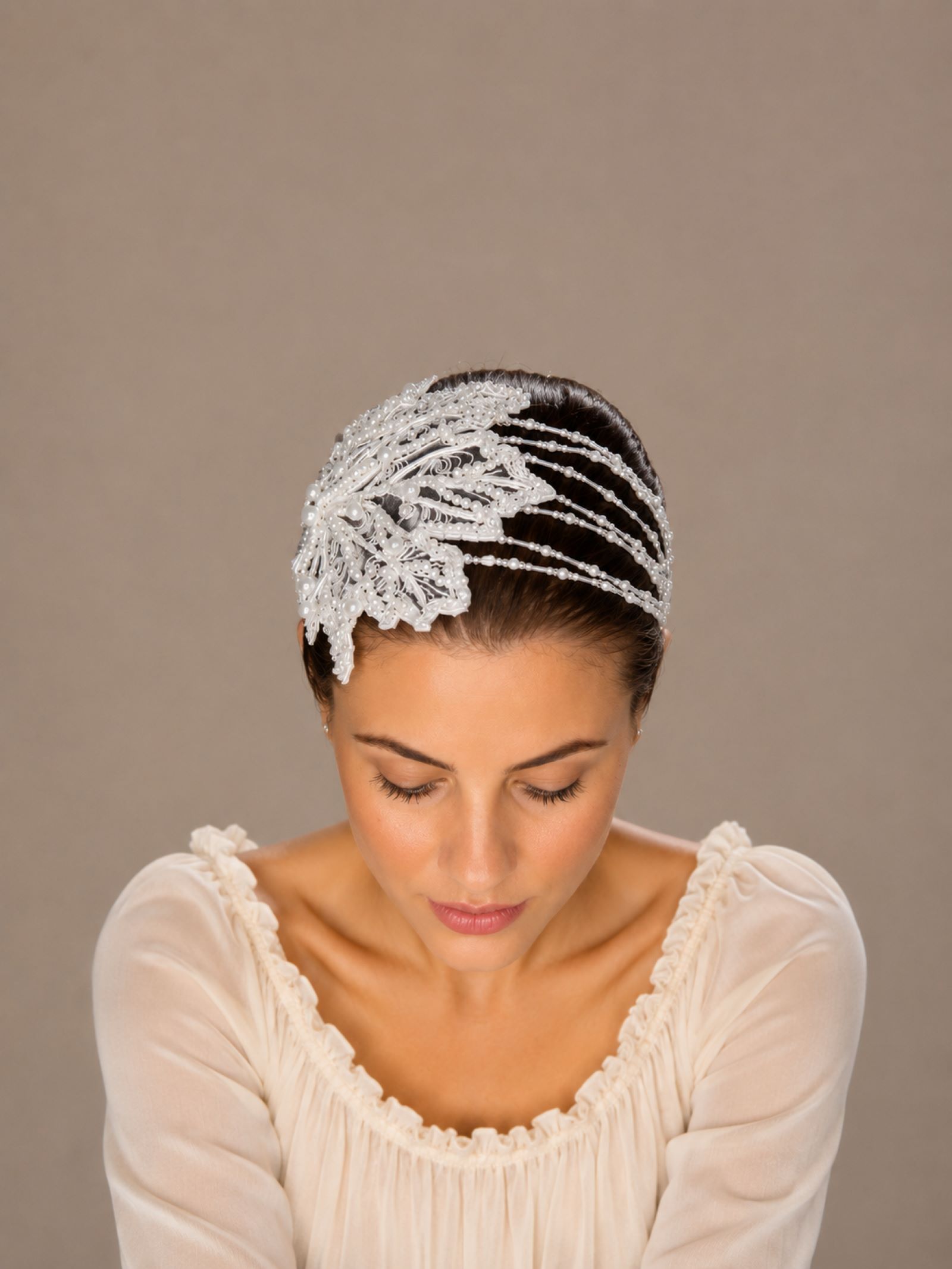 Luminous Leaf Headpiece - Görsel 2
