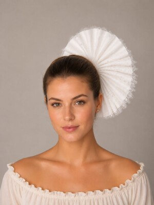 Pleated Grace Headpiece
