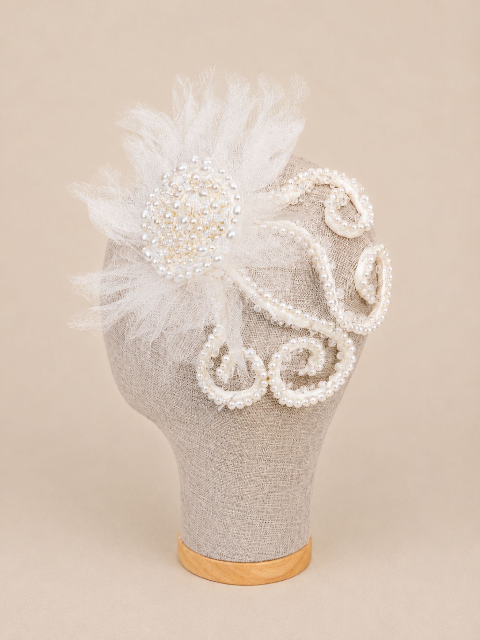 Sunflower Spiral Tendrils Headpiece - Görsel 4